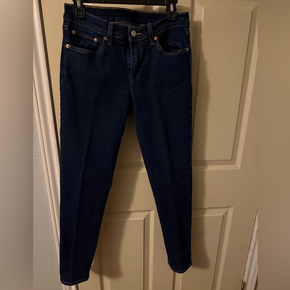 Levi's Navy Skinny Jeans